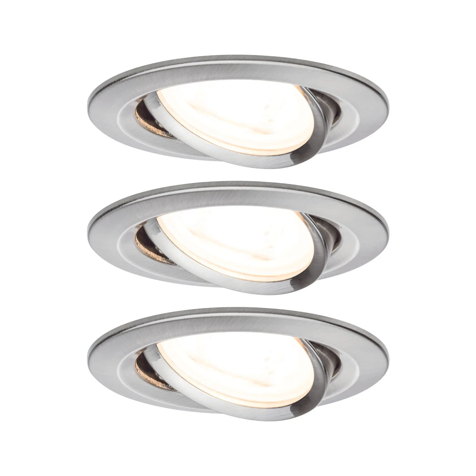 Produktfoto 1 von EBL Set Nova rund schwenkbar LED 3x6,5W