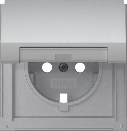 Produktfoto 1 von Abd. SCHUKO-Steckd. KD Gira TX_44 F Alu