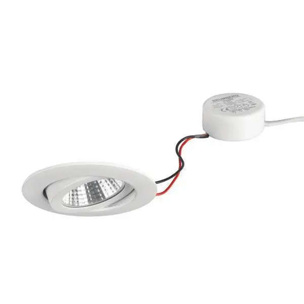 Produktfoto 1 von LED Einbaustrahler-Set weiss inkl Konverter