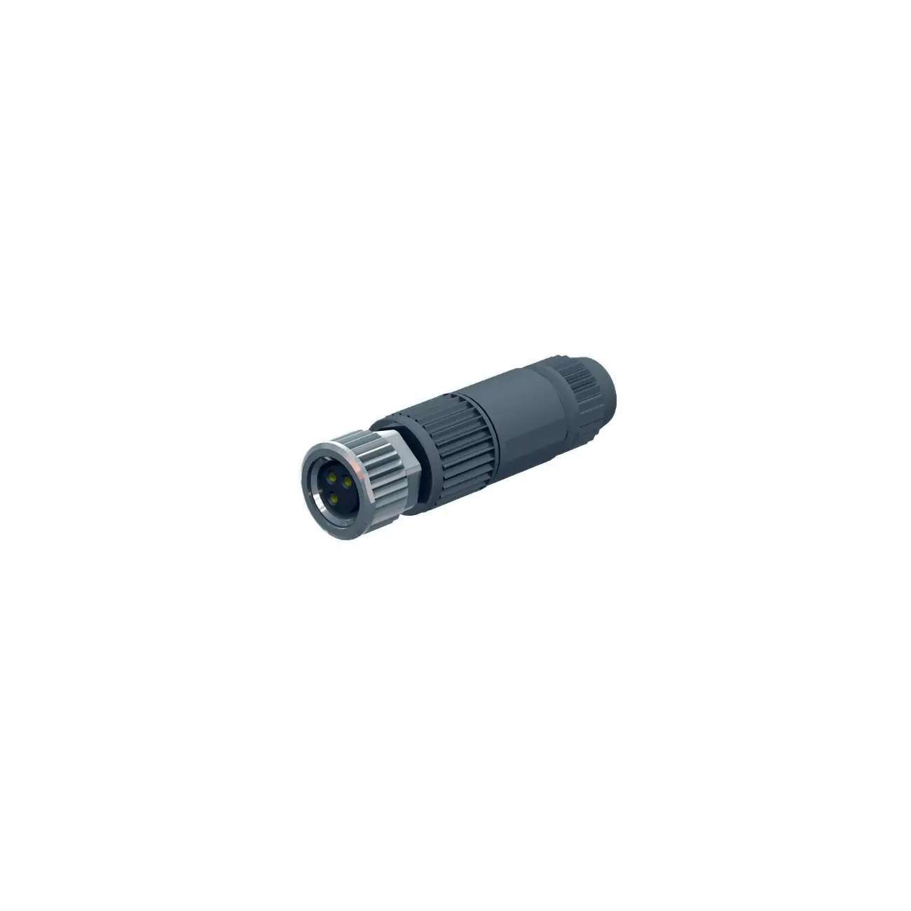 Produktfoto 1 von M8 x 1 / D 8 mm Rundsteckverbinder Konfektionierbare Kupplung, gerade