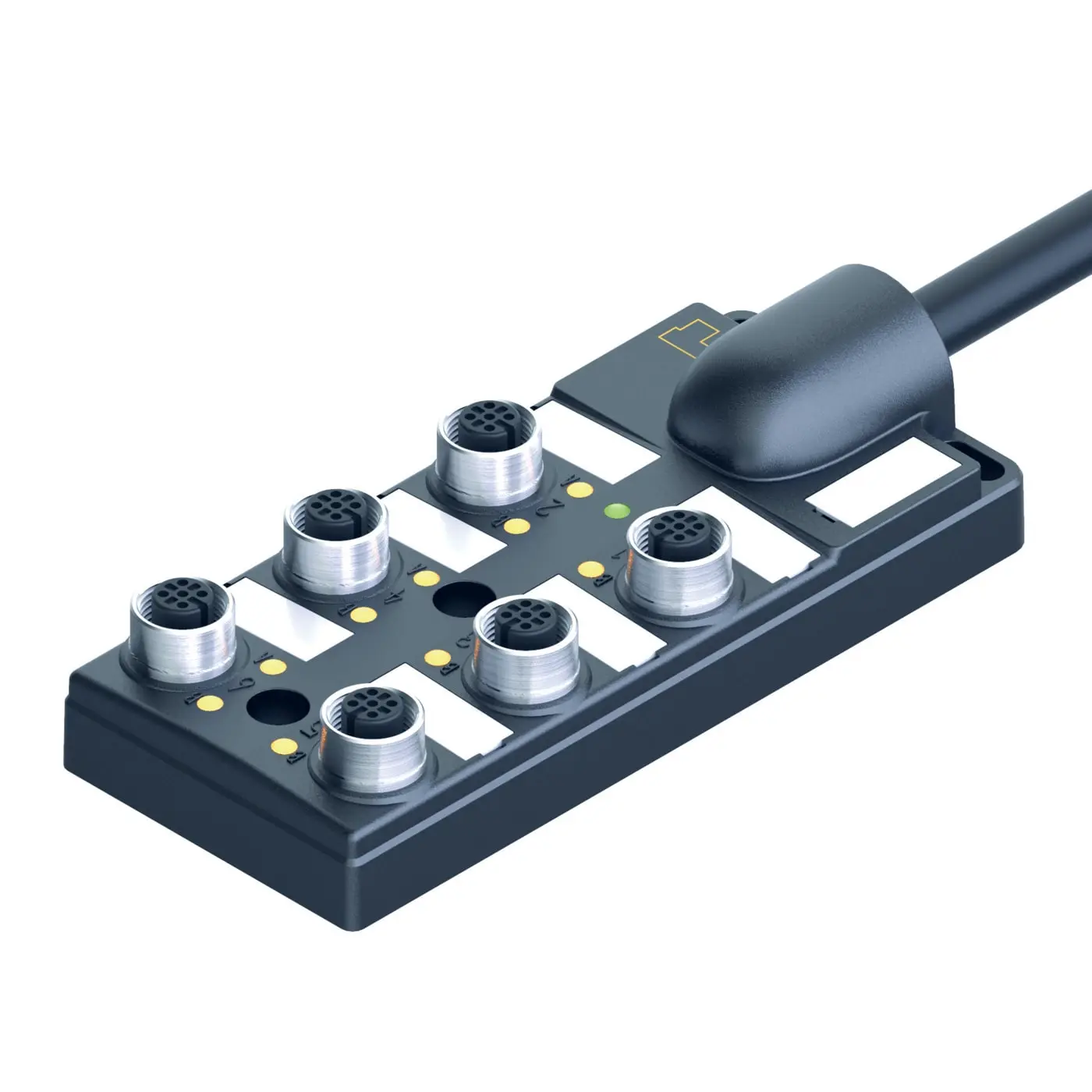 Produktfoto 1 von Passiver Aktuator-/Sensor-Verteiler M12 x 1 6-fach