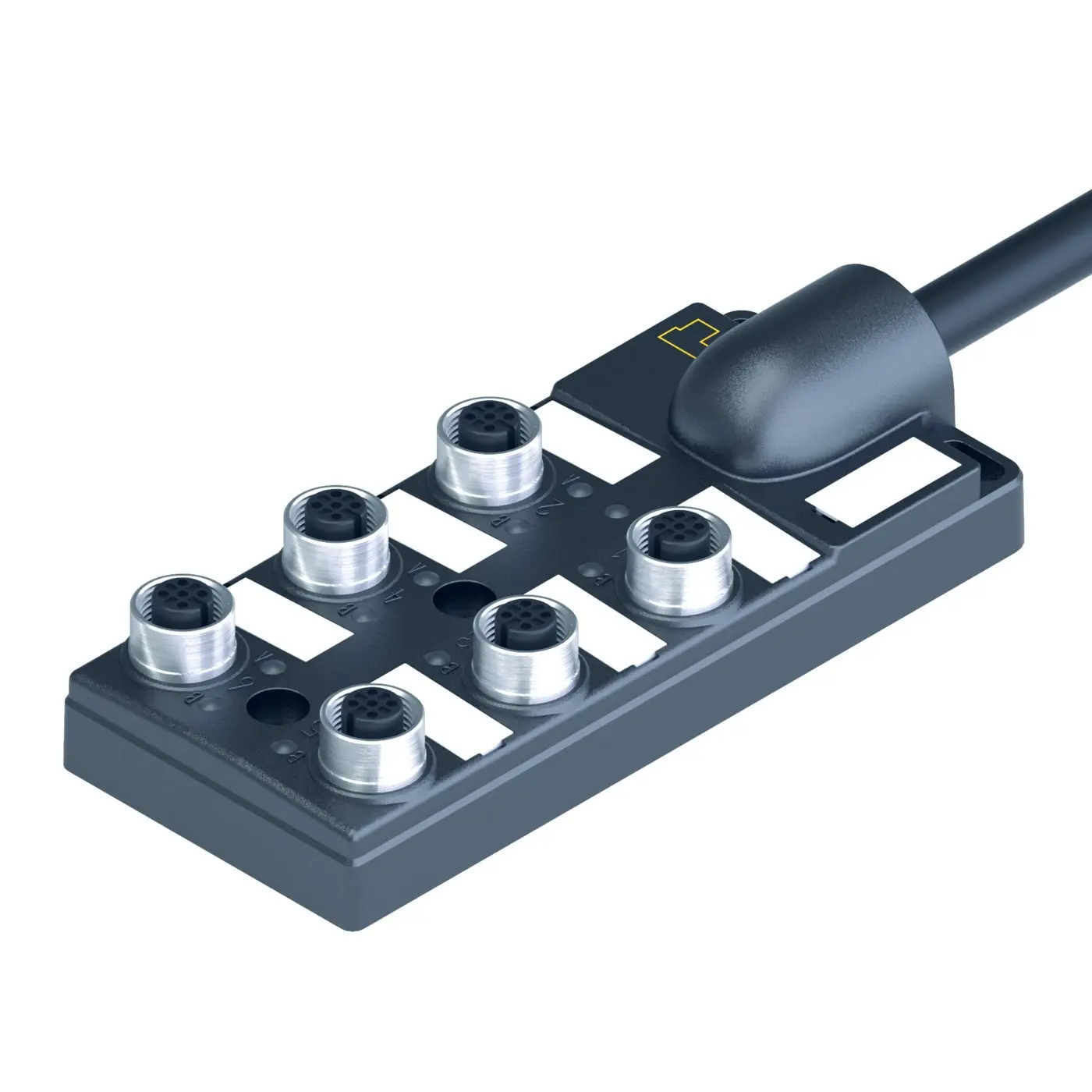 Produktfoto 1 von Passiver Aktuator-/Sensor-Verteiler M12 x 1 6-fach