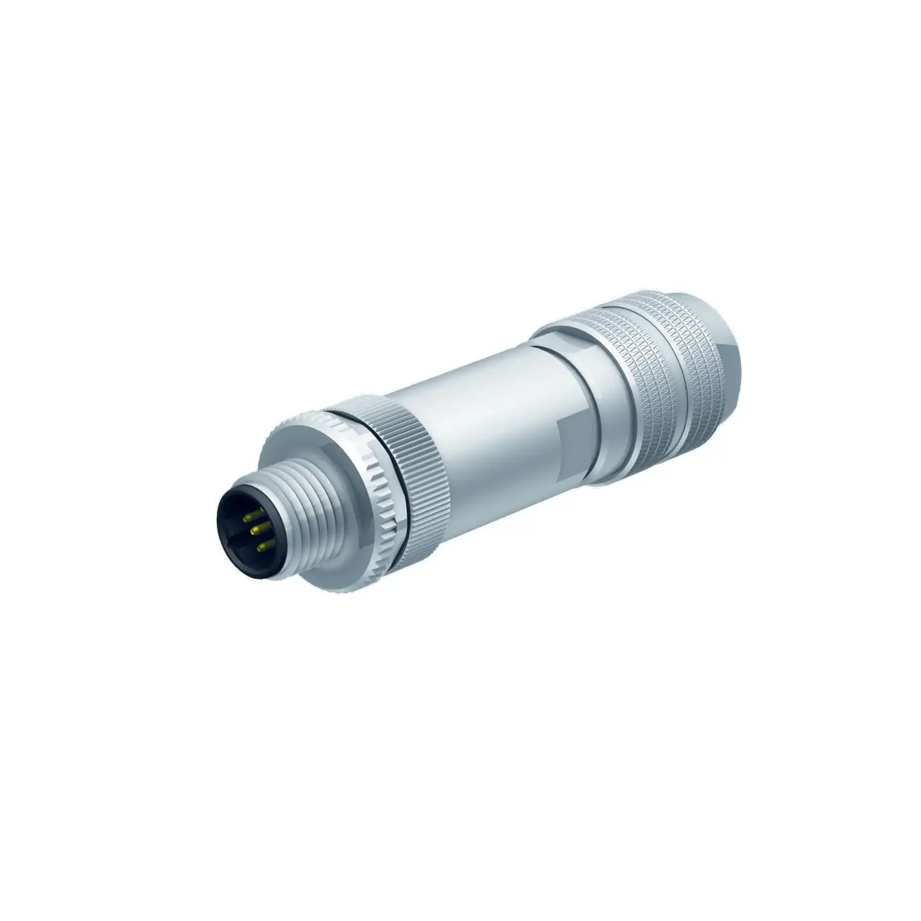 Produktfoto 1 von M12 x 1 Rundsteckverbinder Konfektionierbarer Stecker, gerade