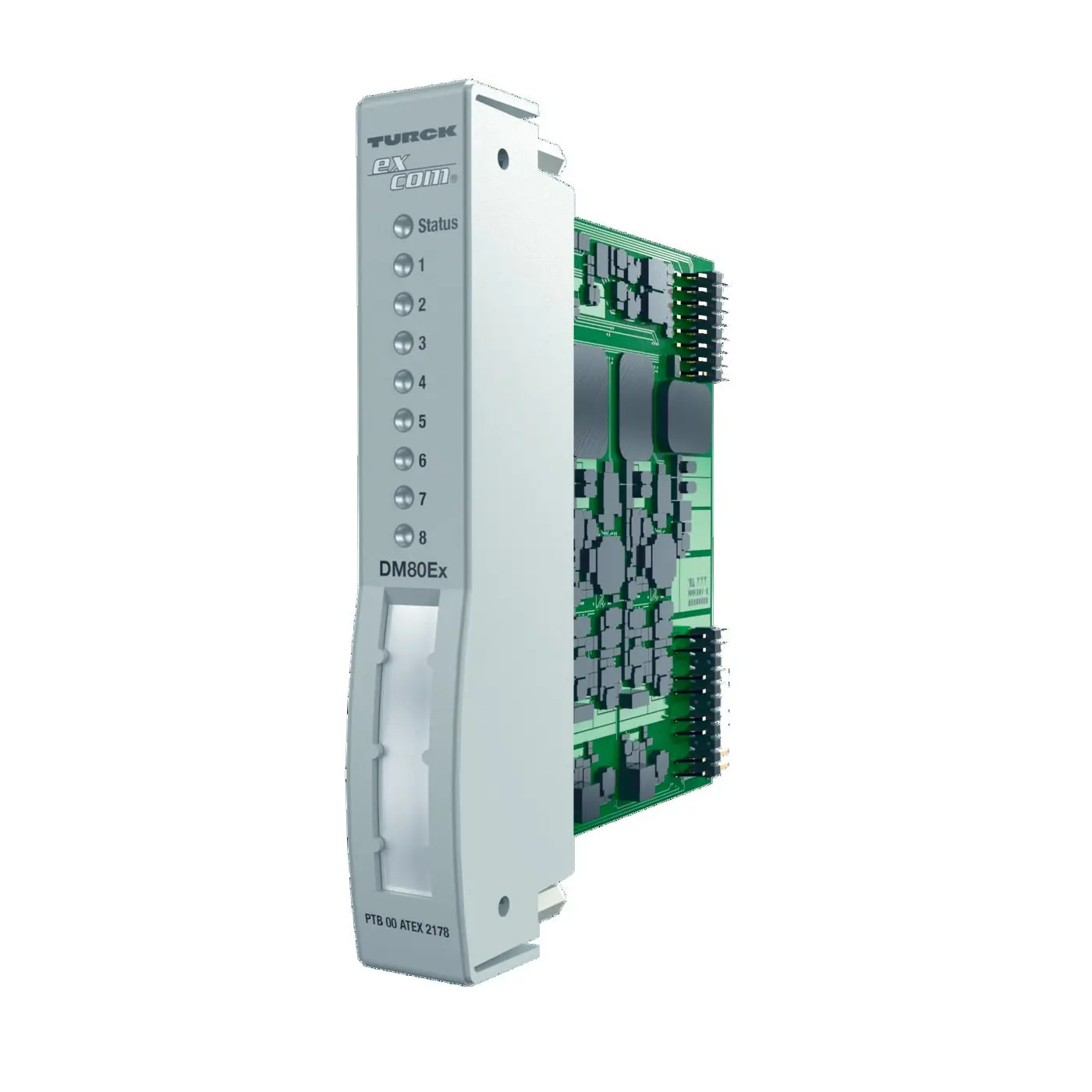 Produktfoto 1 von Remote I/O-System excom 8-Kanal Ein-/Ausgangsmodul digital PTB 00 ATEX