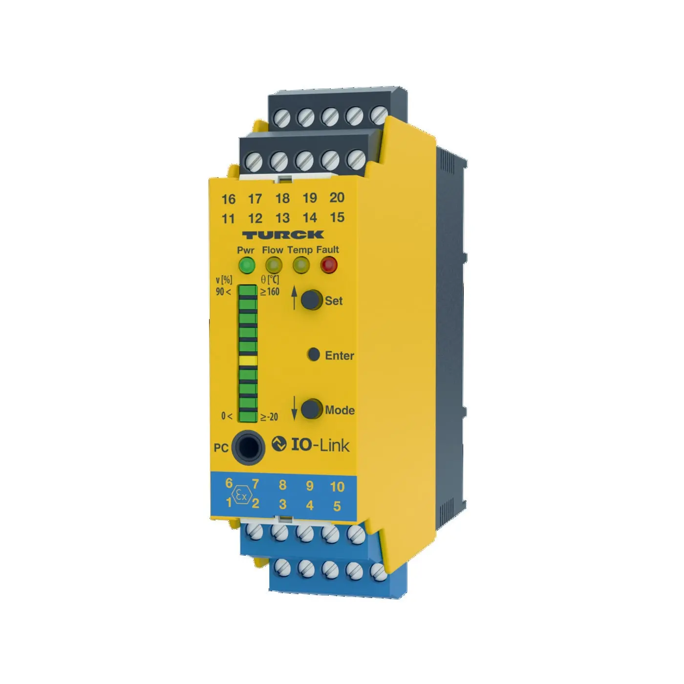 Produktfoto 1 von Flow Modul Für den Anschluss von Ex-Strömungssensoren IO-Link Device