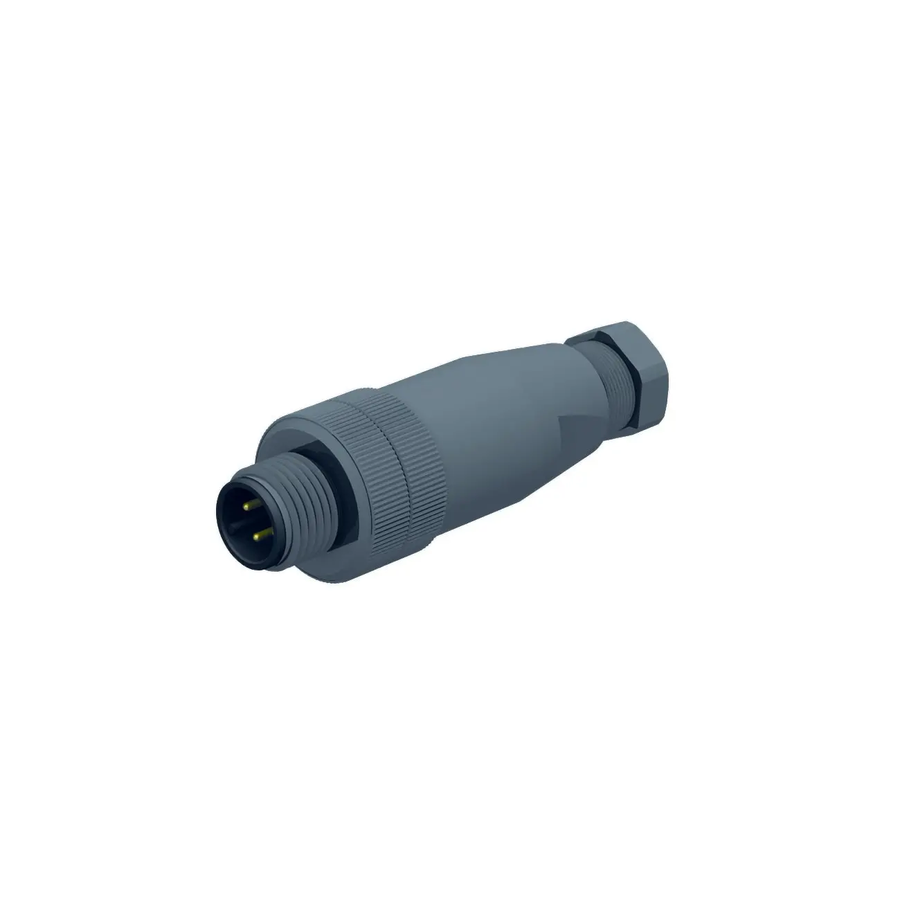 Produktfoto 1 von M12 x 1 Rundsteckverbinder Konfektionierbarer Stecker, gerade