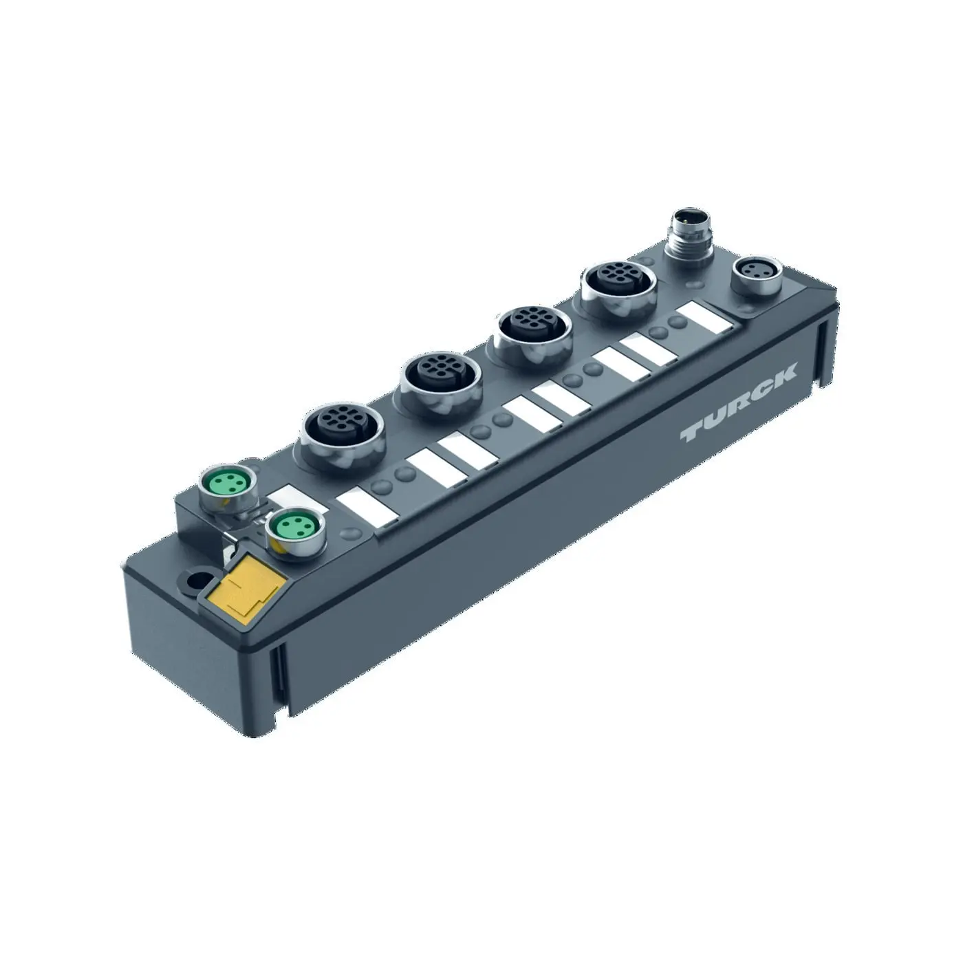 Produktfoto 1 von Kompaktes Multiprotokoll-I/O-Modul für Ethernet, 8 universelle digitale Kanäle