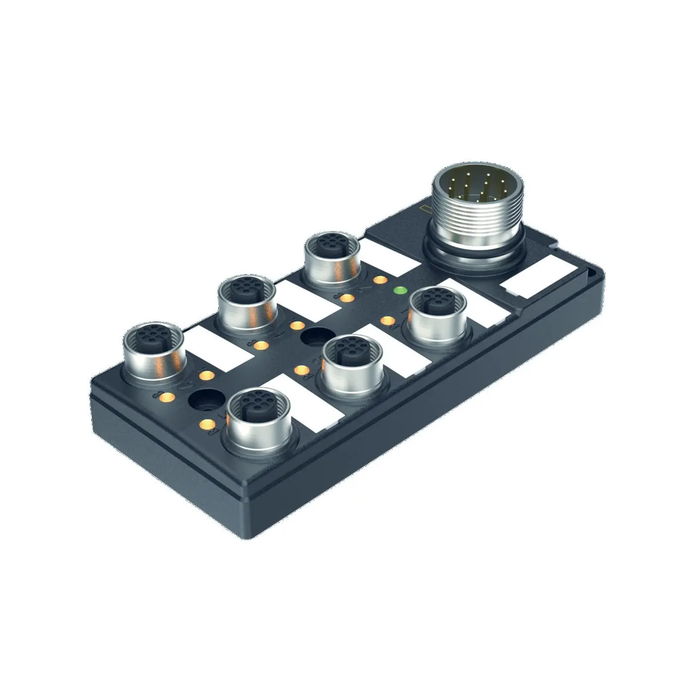 Produktfoto 1 von Passiver Aktuator-/Sensor-Verteiler M12 x 1 6-fach, mit M23-Steckverbinder