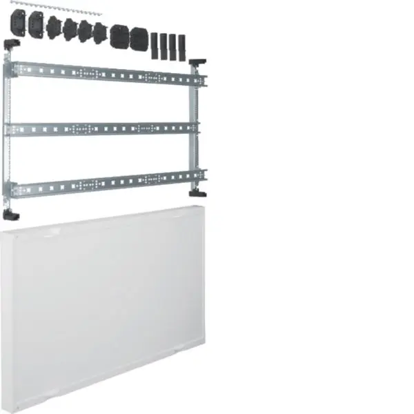 Produktfoto 1 von Baustein,universN,450x750mm,für Reihenklemmen waagerecht