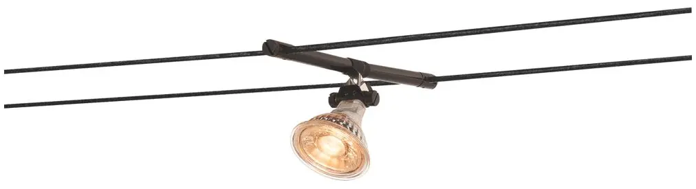 Produktfoto 1 von COSMIC Lampenhalter f.TENSEO NV Seil- system QR-C51 schwarz schwenkbar 2Stück