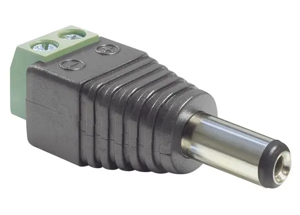 Produktfoto 1 von DC Hohlstecker 2,1 Versorgungstecker für 12V Kameras 2,1 x 5,5mm Stecker