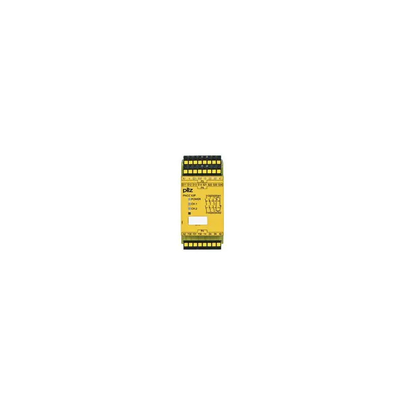 Produktfoto 1 von PNOZ X3P C 24-240VACDC 3n/o 1n/c 1so Sicherheitsschaltgerät