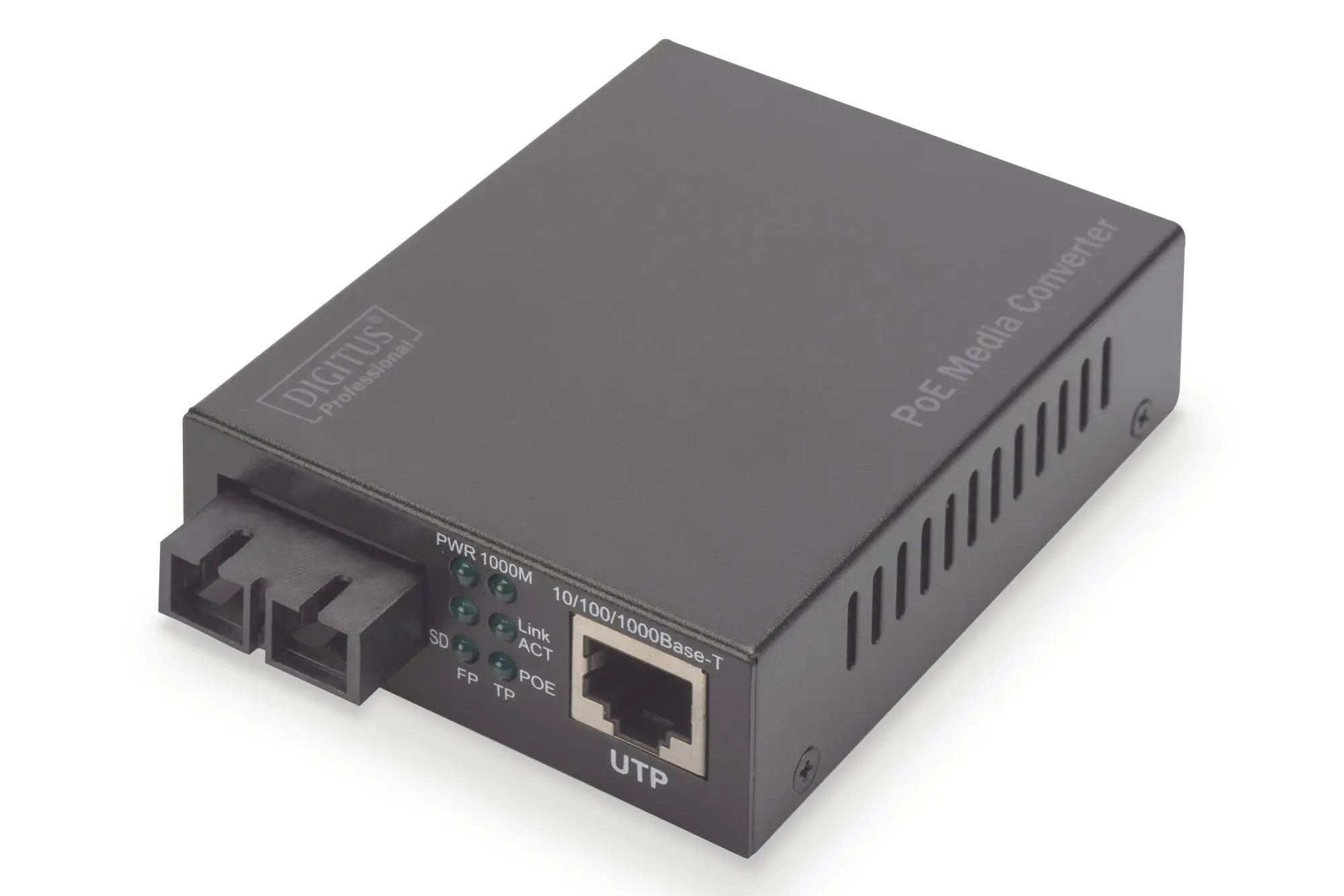 Produktfoto 1 von Gigabit PoE Medienkonverter RJ45/SC SM PSE