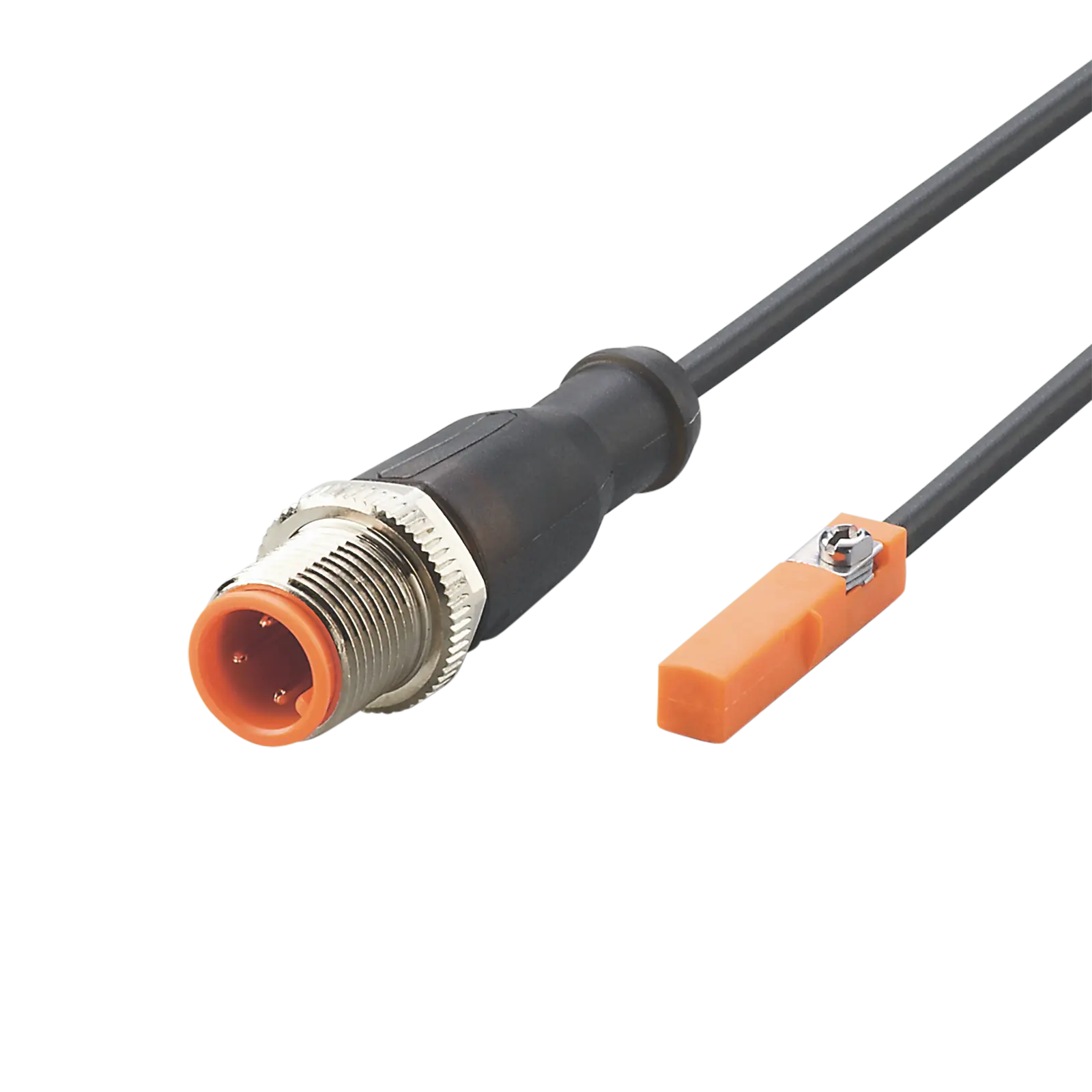 Produktfoto 1 von Zylindersensor AMR 25x5x6,5 2mT Schließer DC PNP 0,3m PUR M12 3L 6000Hz