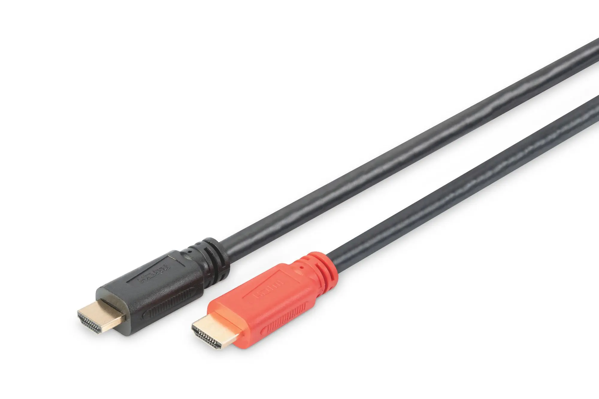 Produktfoto 1 von HDMI High Speed m.Ethernet Anschlussk. 10m m.Verstärker sw gold