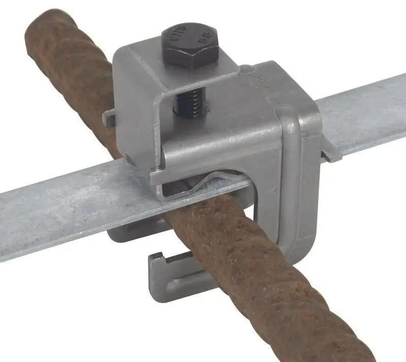 Produktfoto 1 von Druckbügelklemme St/blank f. D 6-20mm o. Fl 30x3-4mm