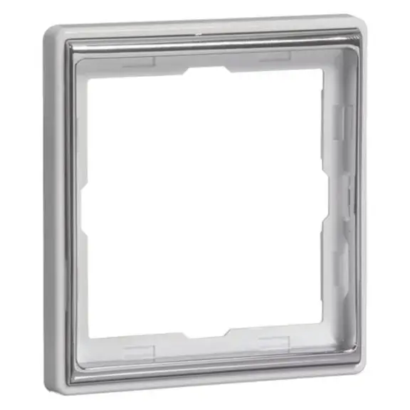 Produktfoto 1 von Rahmen 1fach, reinweiß/ gold