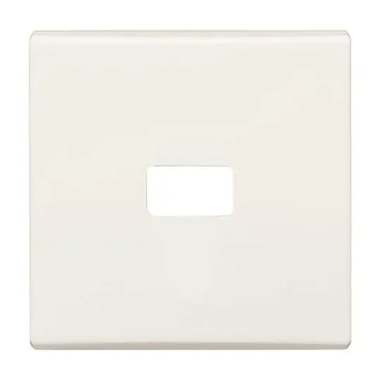 Produktfoto 1 von Abdeckung für Aus/Wechsel/Kreuzschalter, Taster offen für Symbol UP weiß