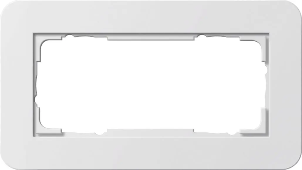 Produktfoto 1 von Abdeckrahmen 2f o.M. E3 Reinweiß/Reinweiß