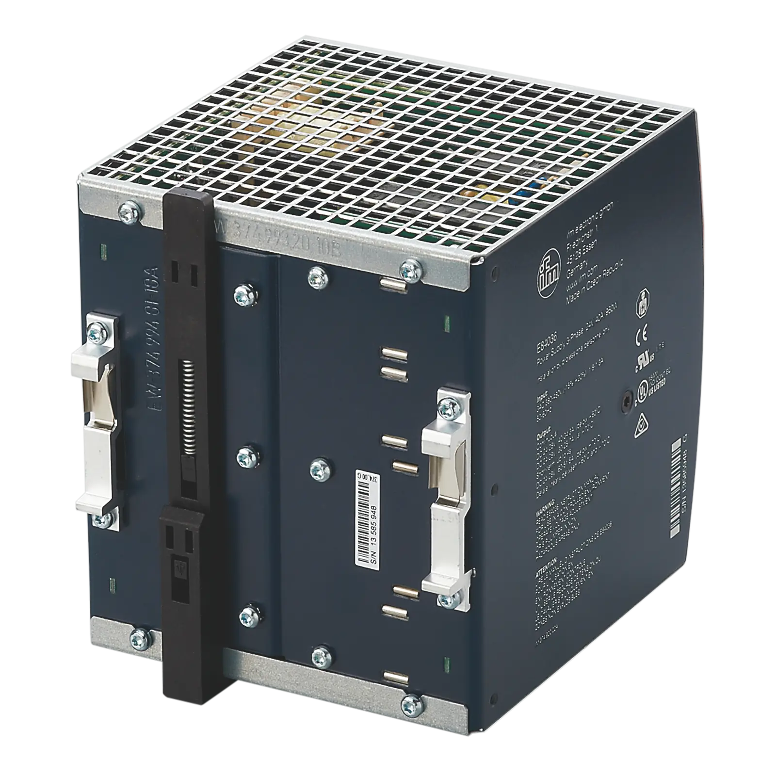 Produktfoto 1 von Schaltnetzteil 24VDC 40A E:AC 380...480V 124x110x130,7mm CE