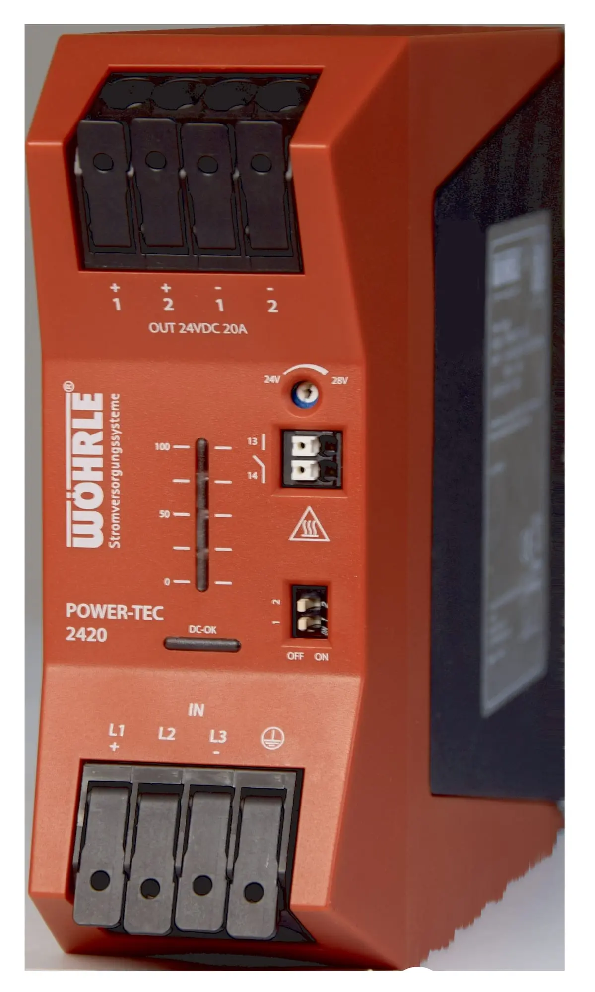 Produktfoto 1 von DC-Stromversorgung, Dreiphasiges-Netzgerät, Ausgang: 24V 20A