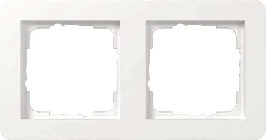 Produktfoto 1 von Abdeckrahmen 2f Gira E1 Reinweiß