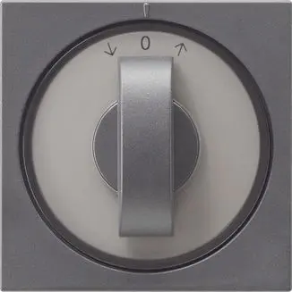Produktfoto 1 von Abdeckung Knebel Zeit und Jalousie System 55 anthrazit