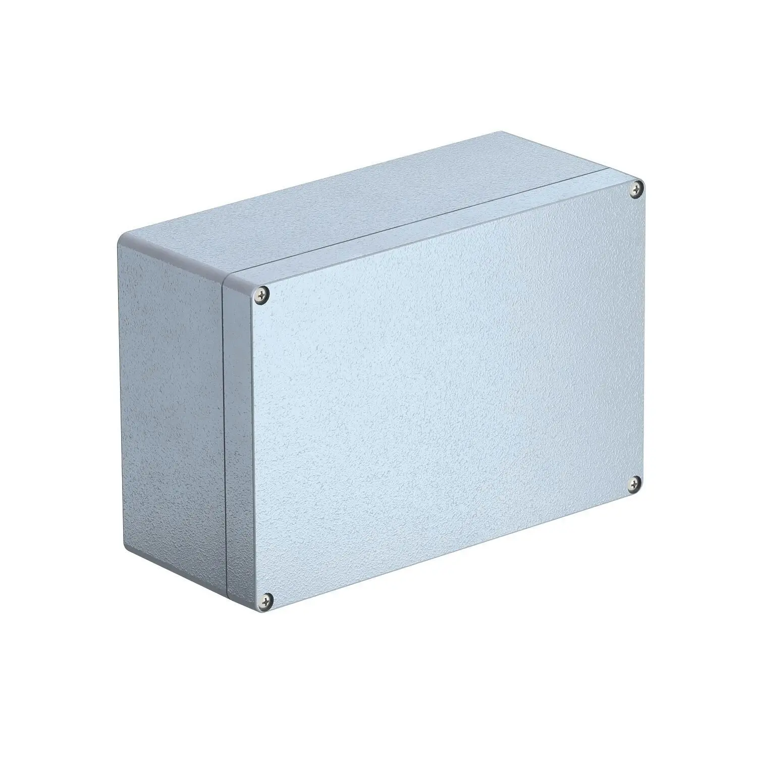 Produktfoto 1 von Aluminiumleergehäuse 260x160x90, AlG, P, silbergrau, RAL 7001