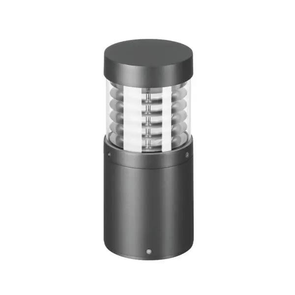 LED-Pollerleuchte 230 V AC, 50 Hz, 13W,3.000 K, strukturgraphit