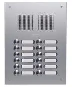 Produktfoto 1 von Türstation EV1 silber eloxiert EV1 zweireihig Unterputz/incl. UP-Kasten