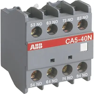 Produktfoto 1 von CA5-04N Hilfskontaktblock 4-polig CA5-04N