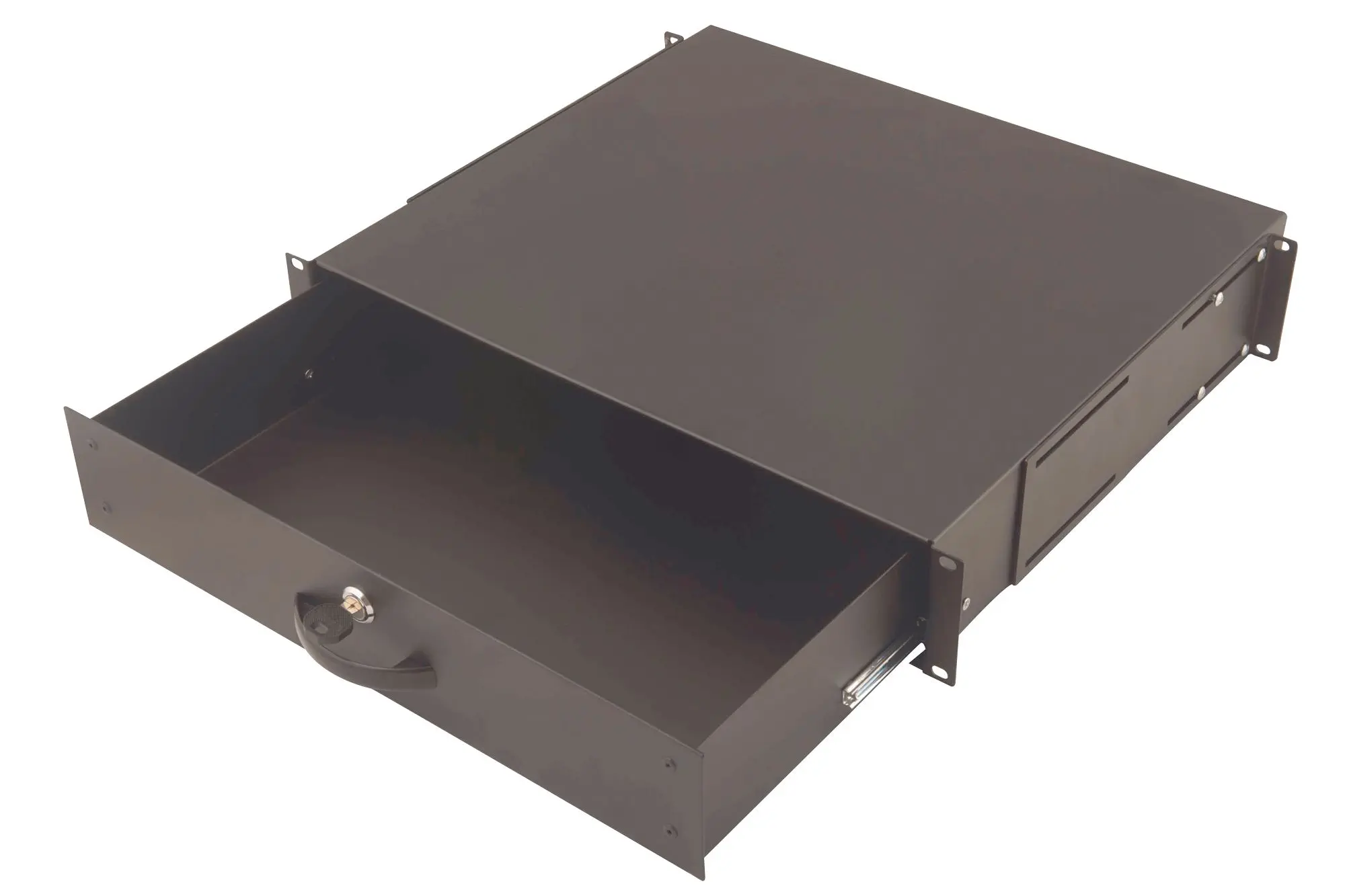 Produktfoto 1 von DIGITUS 2HE Dokumentenablage sw RAL9005