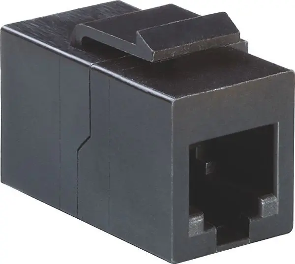 Modul ISDN RJ12 Buchse/Buchse schwarz