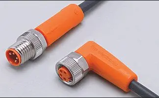 Produktfoto 1 von Verbindungskabel <50VAC 2m PUR Gehäuse TPU orange FKM IP65/67-69K