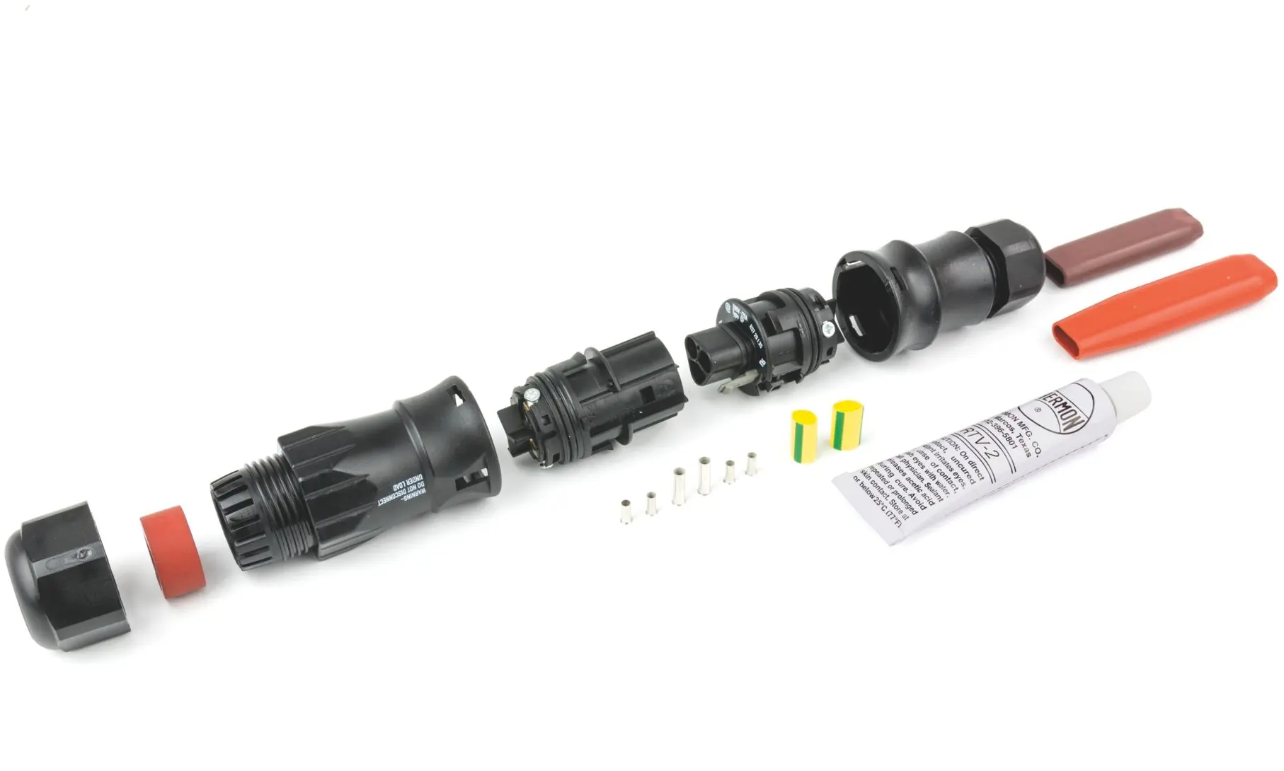 Produktfoto 1 von Anschluß-Set Heizband mit Endabschluß-Set DEVI EasyConnect EC-1+ET