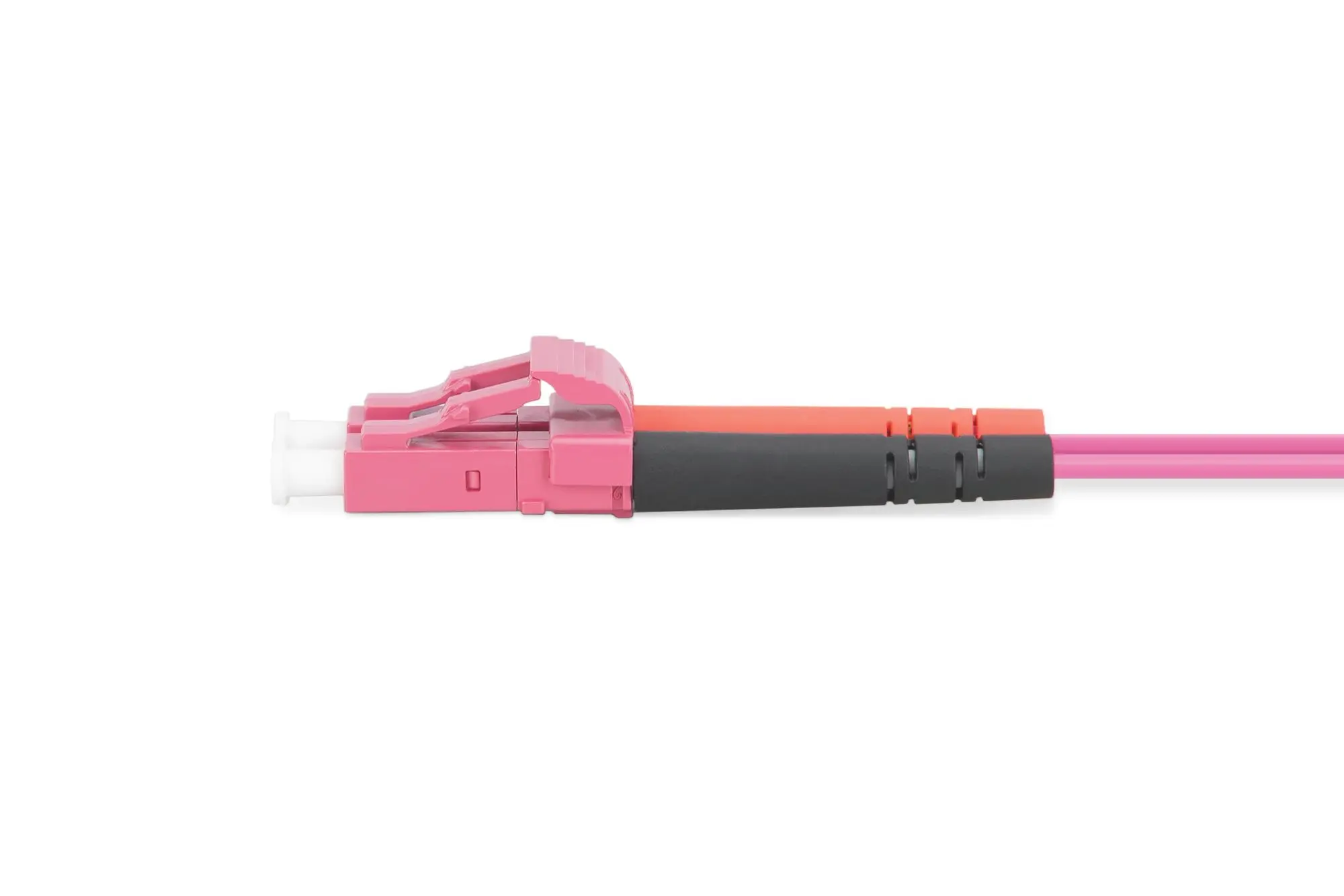 Produktfoto 1 von LWL Multimode Patchkabel OM4 LC/LC 50/125M Duplex Farbe RAL4003 Länge: 1m