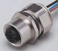 Produktfoto 1 von Einbaubuchse <250VAC 0,5m PVC Gehäuse Zinkdruckguss IP68
