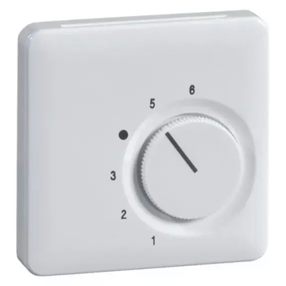 Produktfoto 1 von Raumthermostat 1-polig, Wechsler 1-polig, Wechsler 5(2) A, AC 250 V