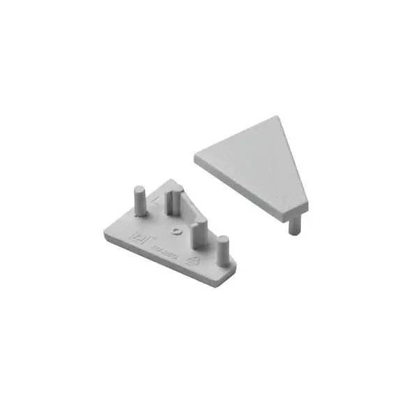 Produktfoto 1 von Endstück für Eckprofil Profil 53702 silber