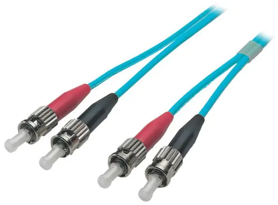 Produktfoto 1 von Duplex Jumper ST-ST 50/125µ 20m OM3 LSZH aqua