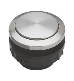 Produktfoto 1 von Klingeltaster Edelstahl V2A/Stainl. St. max. 24V~/= (AC/DC)/1,5A D16mm