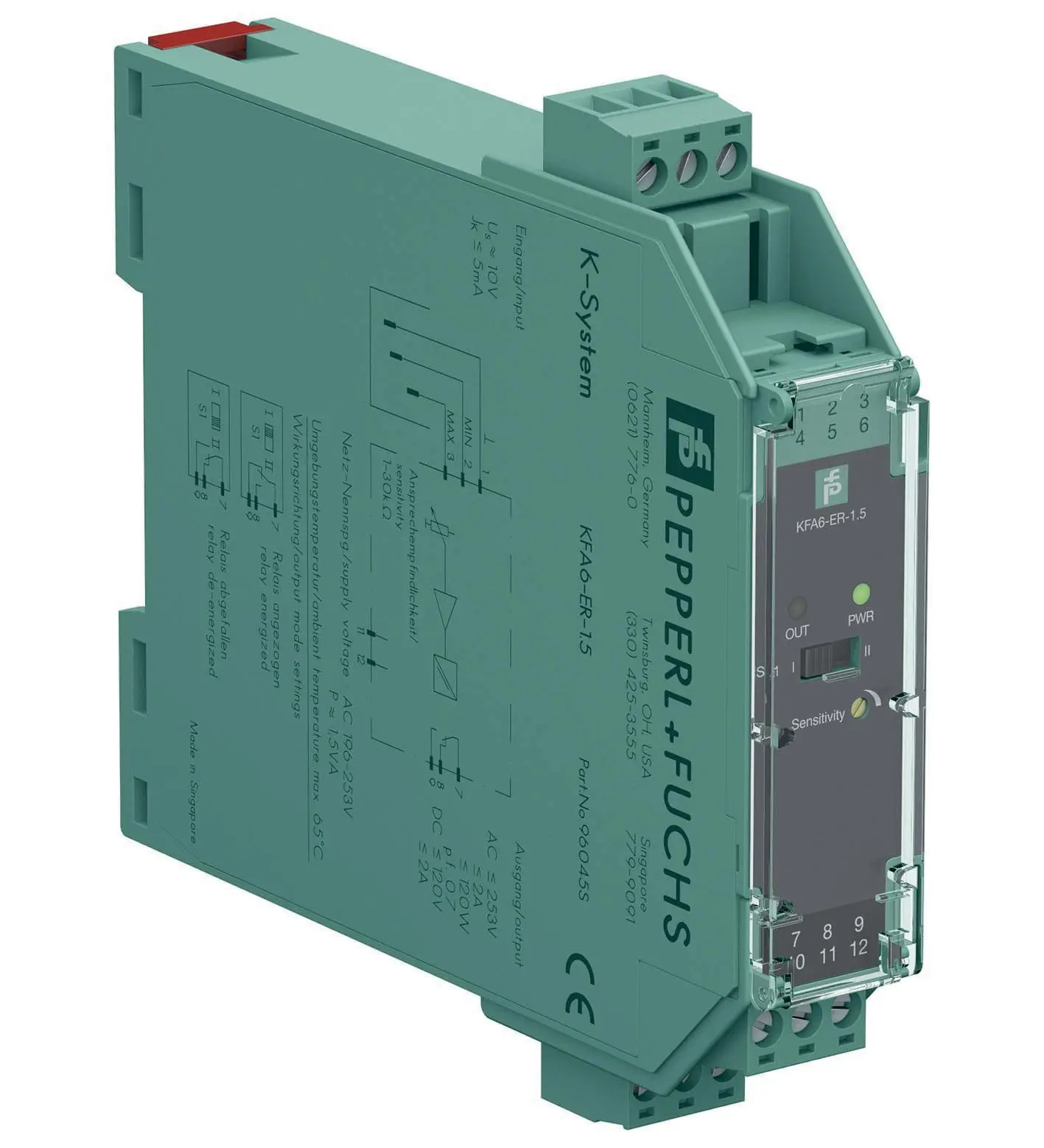 Produktfoto 1 von Electrodenrelay KFA6-ER-1.5