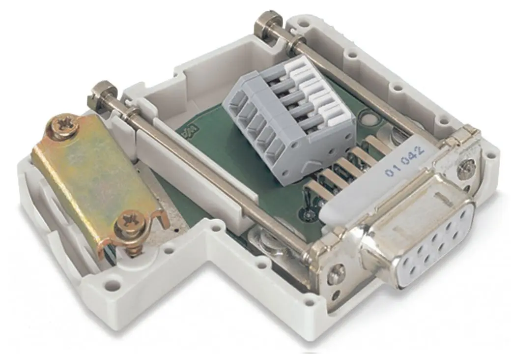 Produktfoto 1 von INTERBUS-Feldbusstecker (IN),mit D-Sub-Buchse,9-polig,lichtgrau