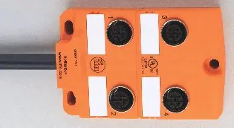 Produktfoto 1 von Zentralverteiler M12/4 10m PUR Gehäuse PA IP67/68