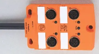 Produktfoto 1 von Zentralverteiler M12/4 PNP 5m PUR Gehäuse PA IP67/68