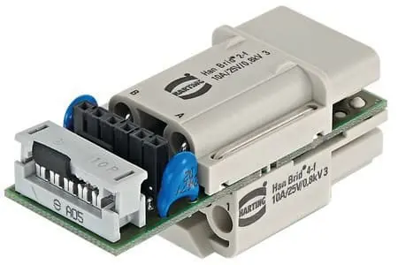 Produktfoto 1 von Han Brid-bu-c + Cu-Bus-Modul-bu-c (