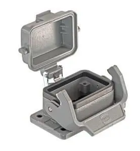 Produktfoto 1 von Han 6B-agg-LB-K-IP67 Anbaugehäuse niedrig Längsbügel m.Kunststoffkappe
