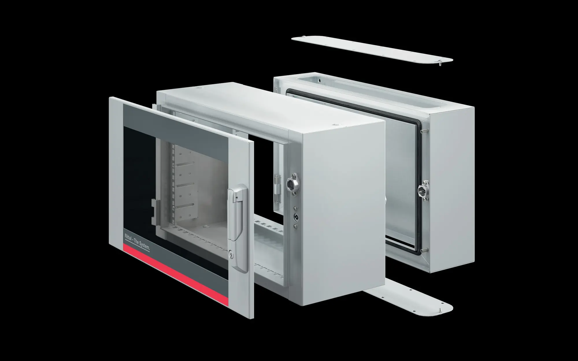 Produktfoto 1 von Wandgehäuse AX, 3-teilig BHT: 600x1012x673 mm, 21 HE
