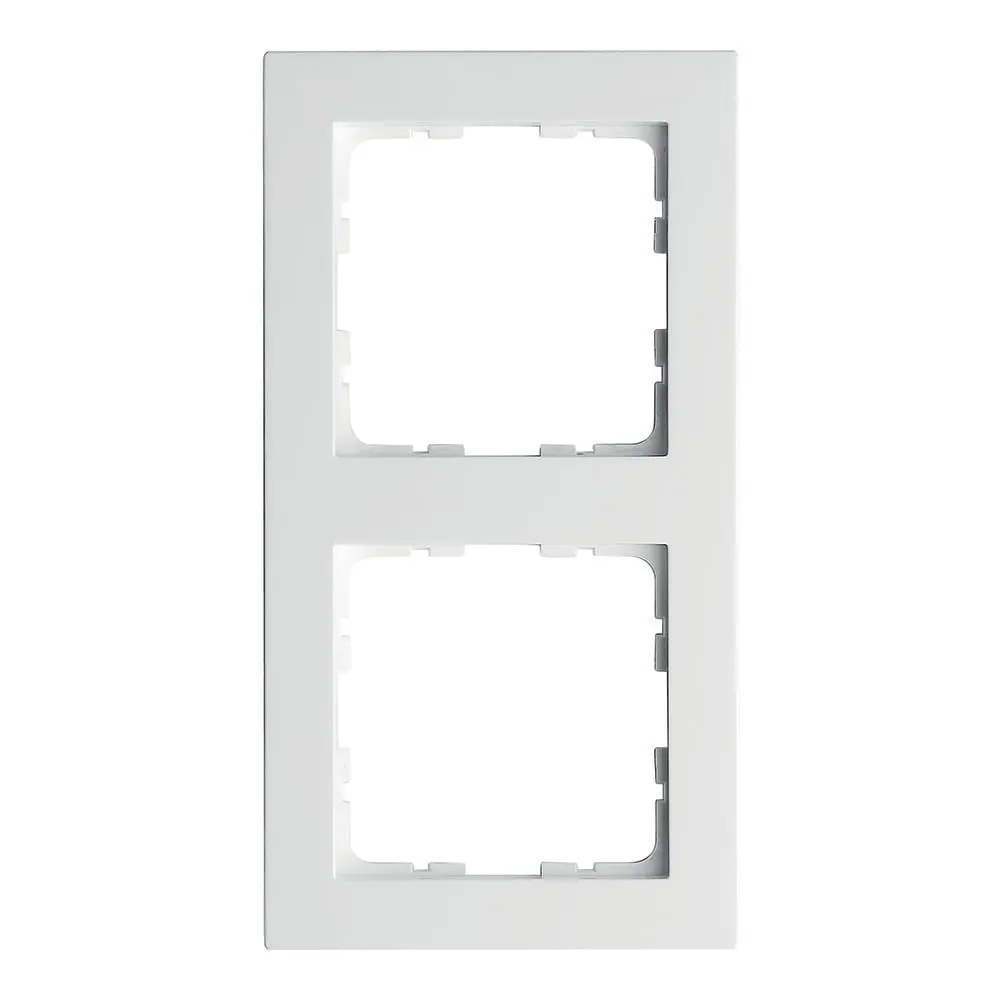 Produktfoto 1 von Abdeckrahmen 2-fach - Weiss - G0802CW