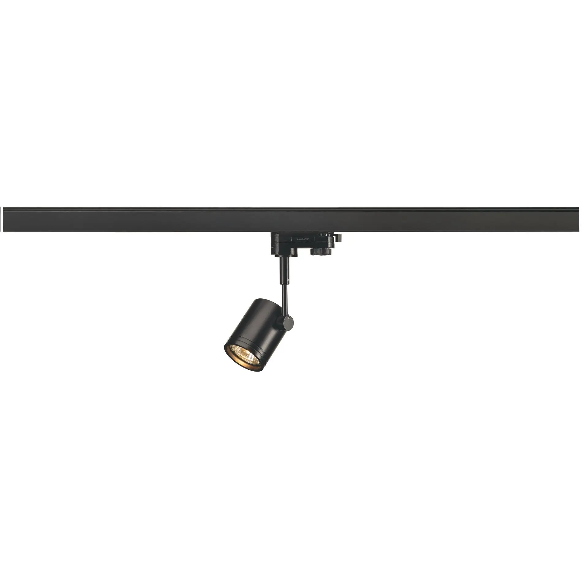Produktfoto 1 von BIMA I Leuchtenkopf schwarz GU10 max.50W m.3Ph.Adapter